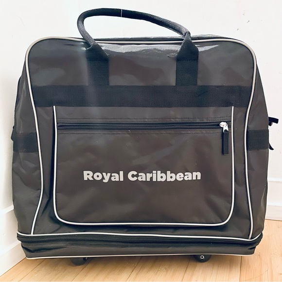 Royal Caribbean Bags Rolling Tote Bag Tumbler Pulling Strap Luggage